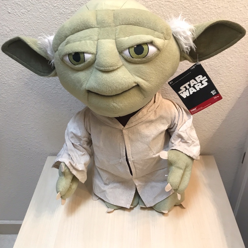 Star Wars Yoda Plush LARGE. 22" tall.
